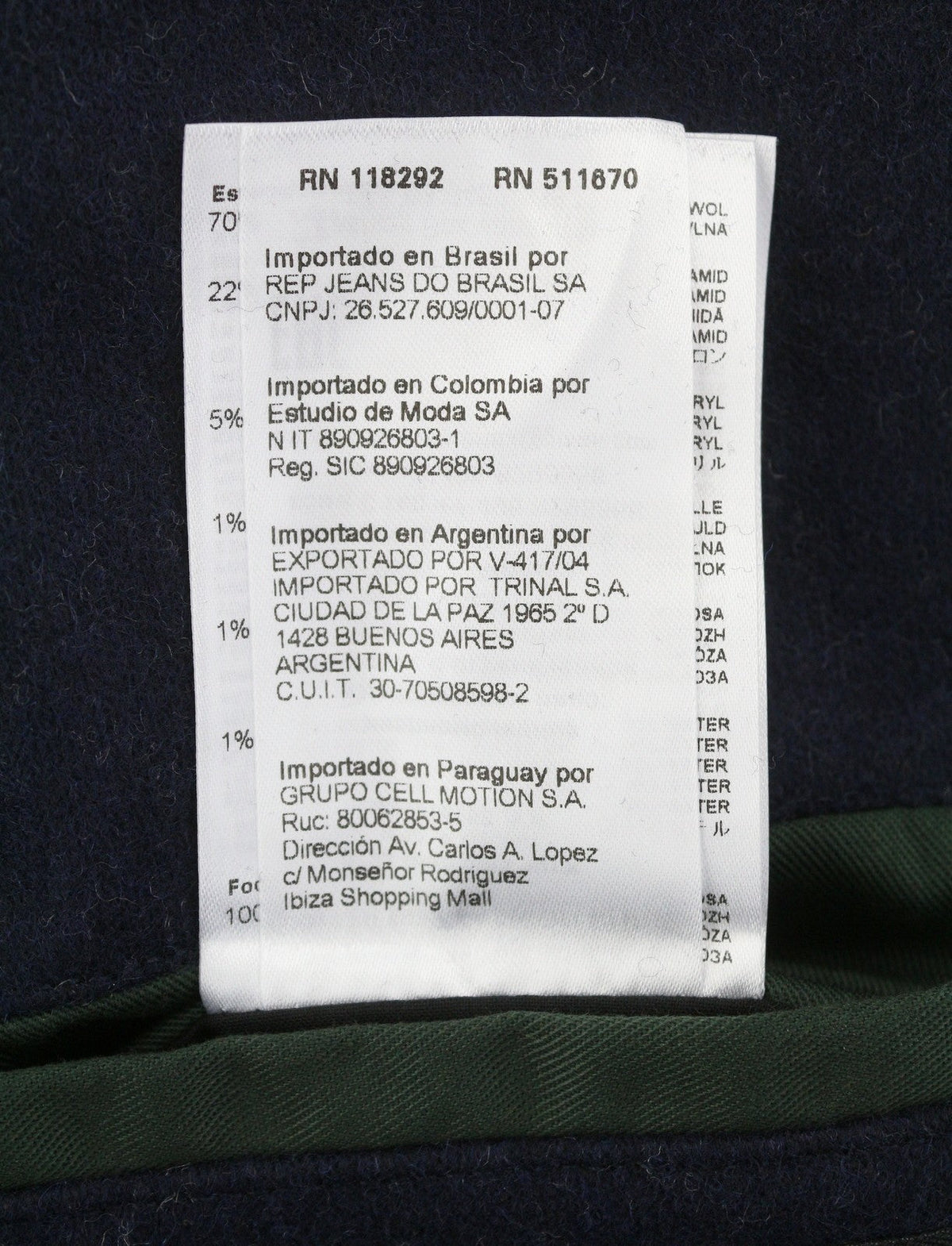 Blue Wool Coat