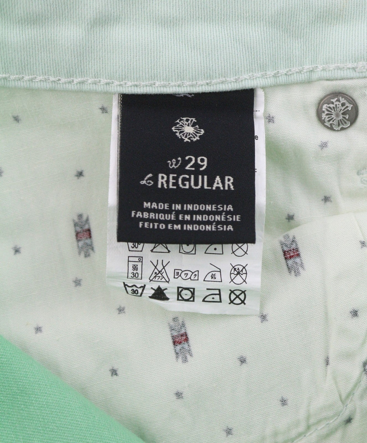 Blue Cotton Trousers
