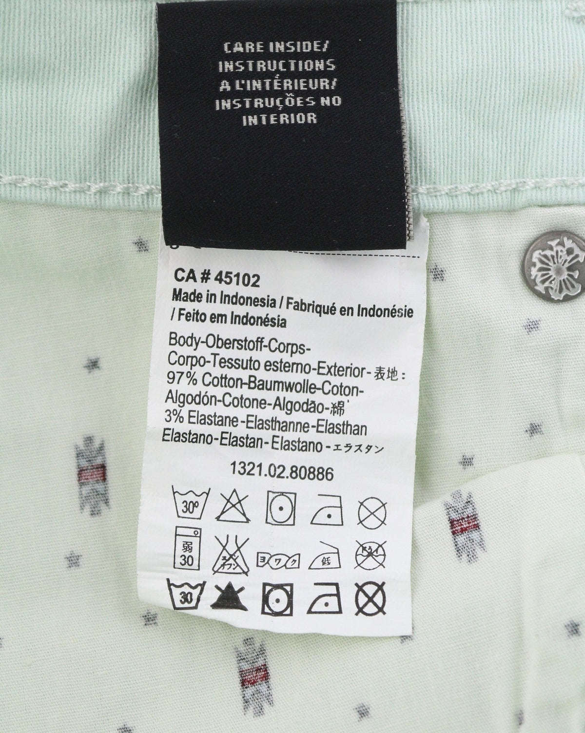 Blue Cotton Trousers