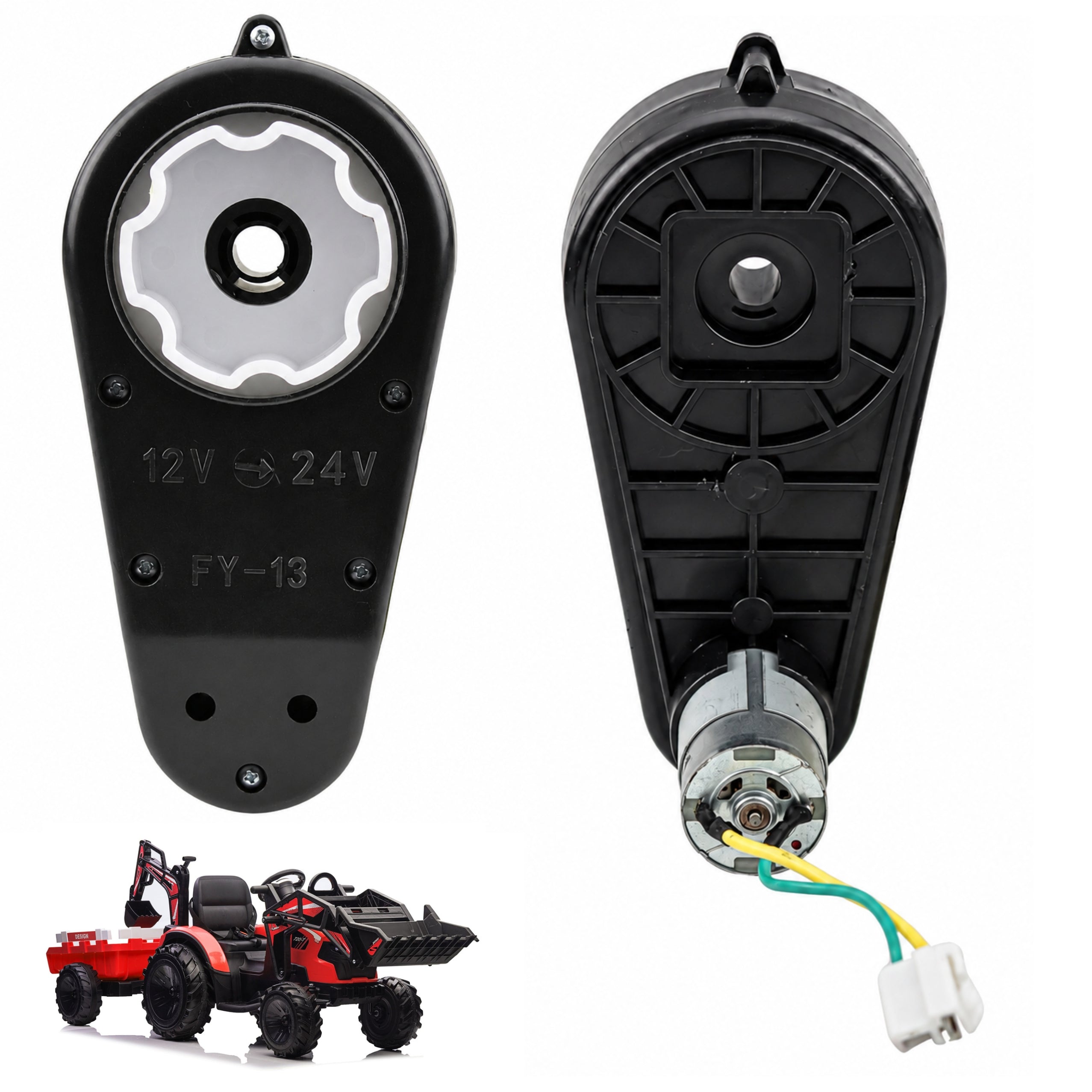 24v Gearbox Motor Rpm-12000 For Sx2068 Battery-powered Vehicle