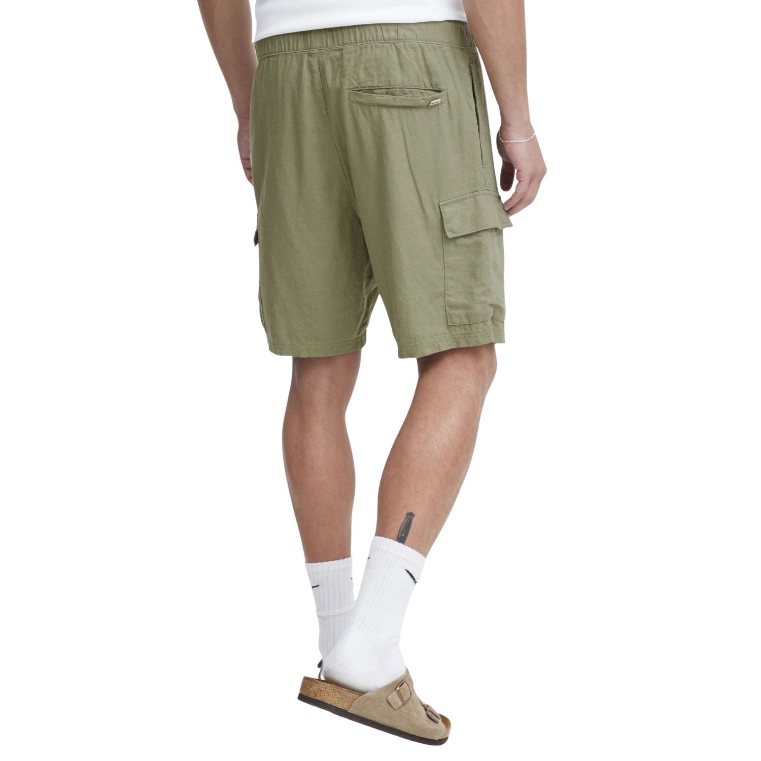 Solid Casual Shorts Men