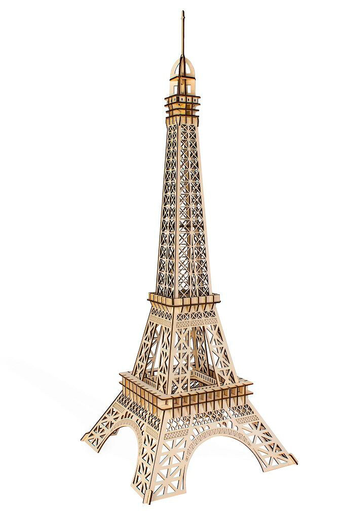 Woodcraft velké 3D puzzle Eiffelova věž