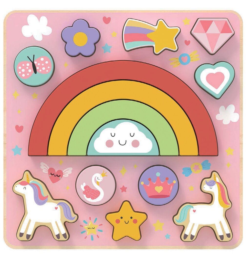 2kids Bréagáin 2-in-1 Unicorn Iarmhéid Puzal