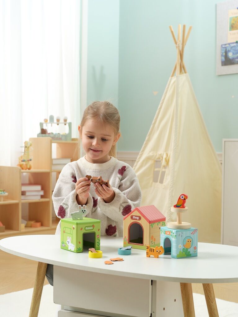 2 giocattoli per bambini Case per animali domestici