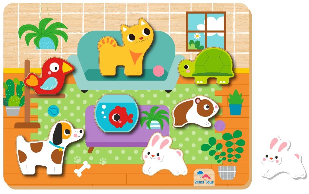 2kids Toys Insertion Puzzle Pets