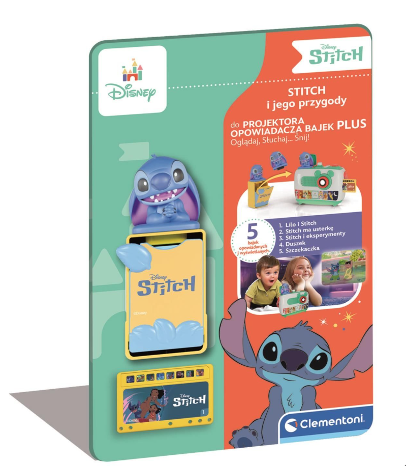 Disney Plus Projector Stories - Stitch - Puolan kieli Clementoni 50457