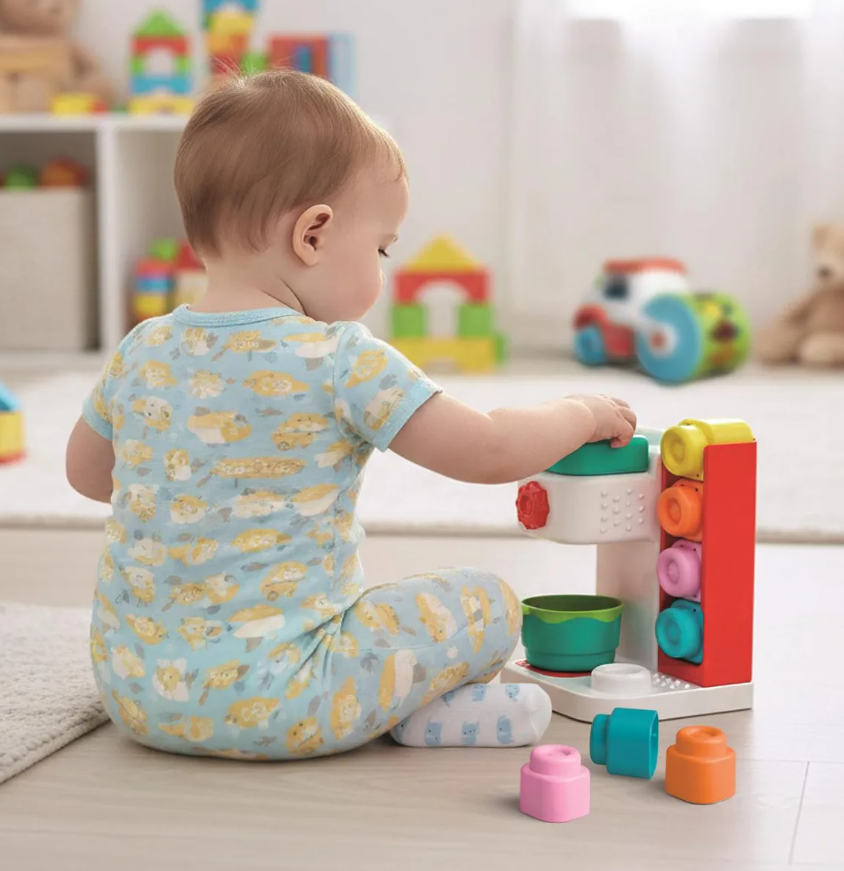 Aparat de cafea senzorial Clemmy Soft Blocks Clementoni 17616