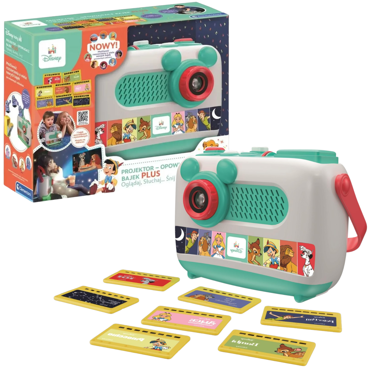 Disney Plus tarinankerrontaprojektori Clementoni 50455
