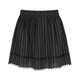 Black Cotton Skirt