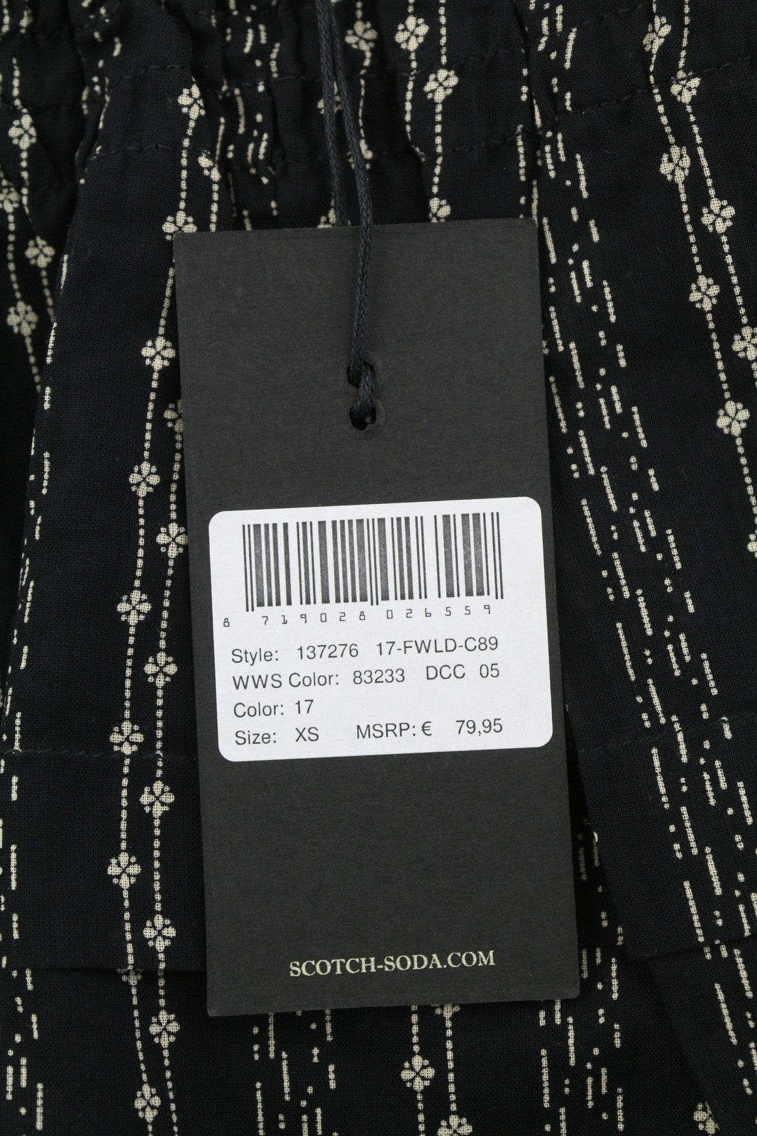 Black Cotton Skirt