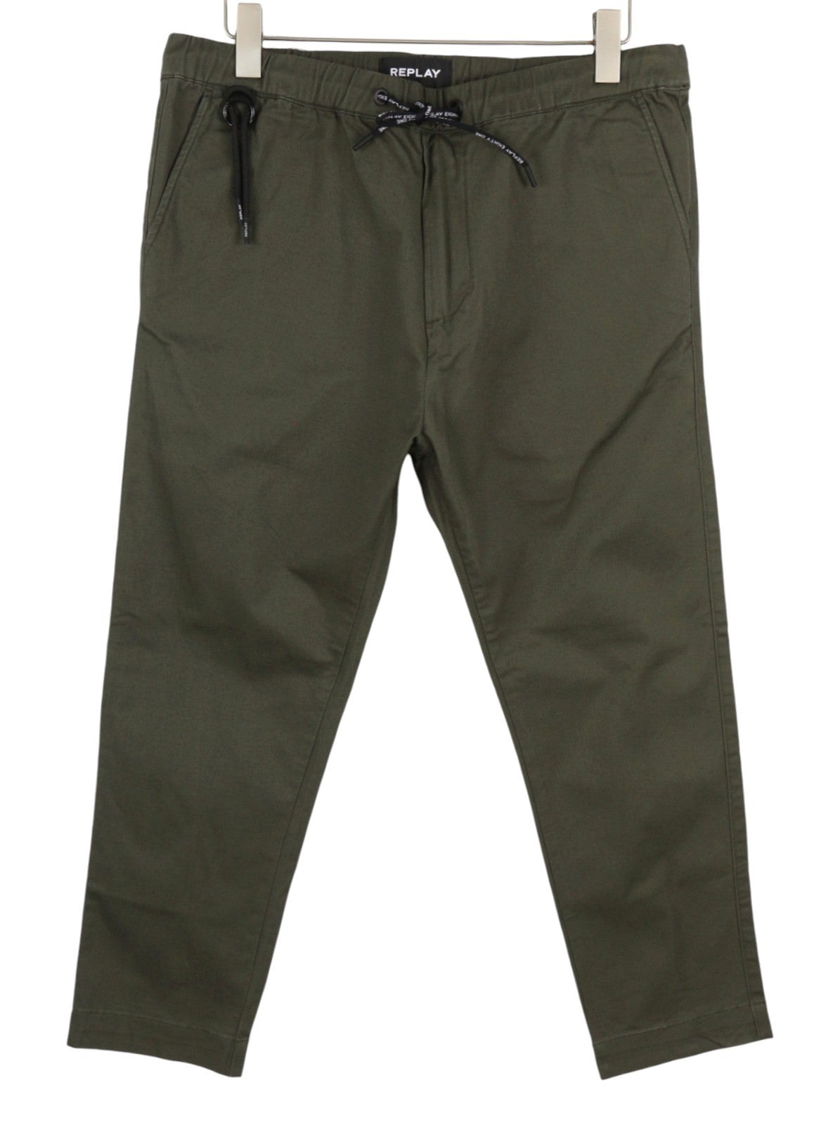 Grey Cotton Trousers