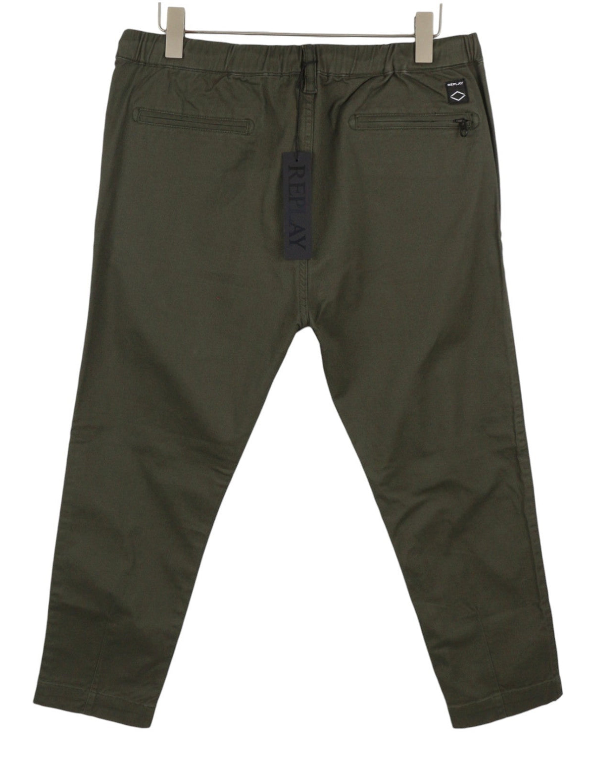 Grey Cotton Trousers