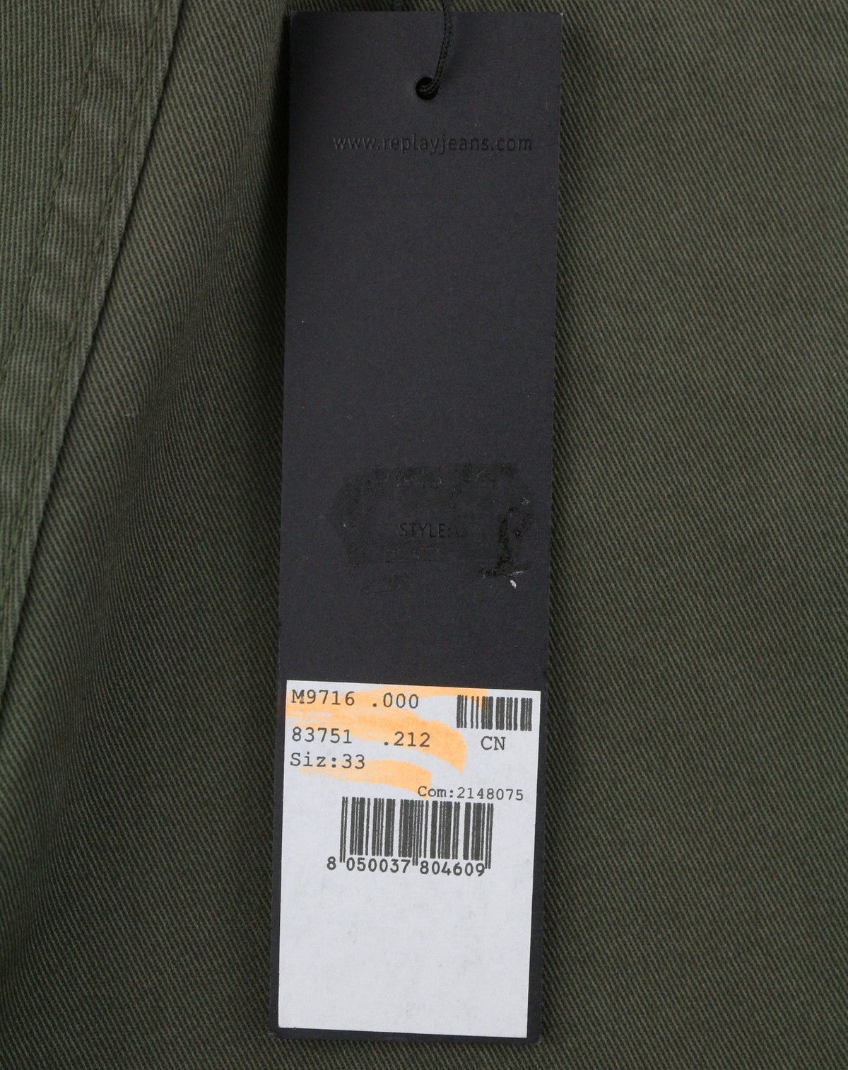 Grey Cotton Trousers