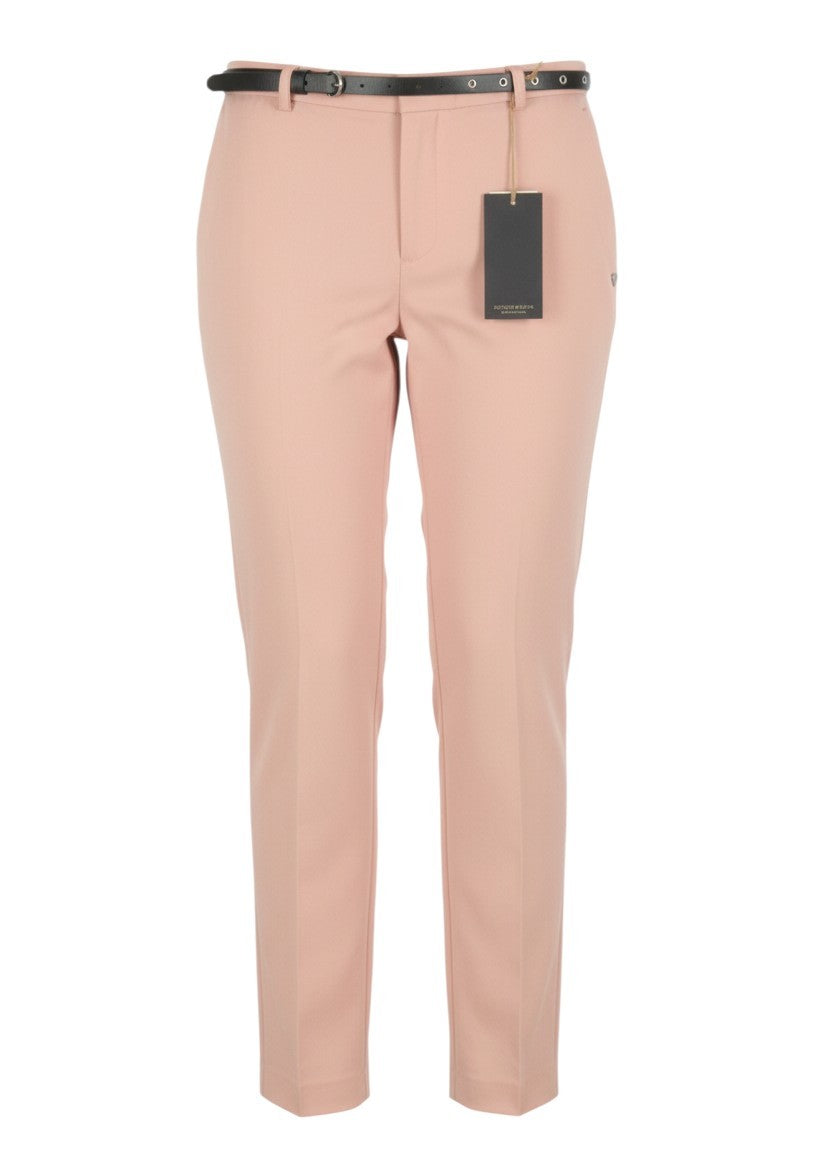 Pink Polyester Trousers
