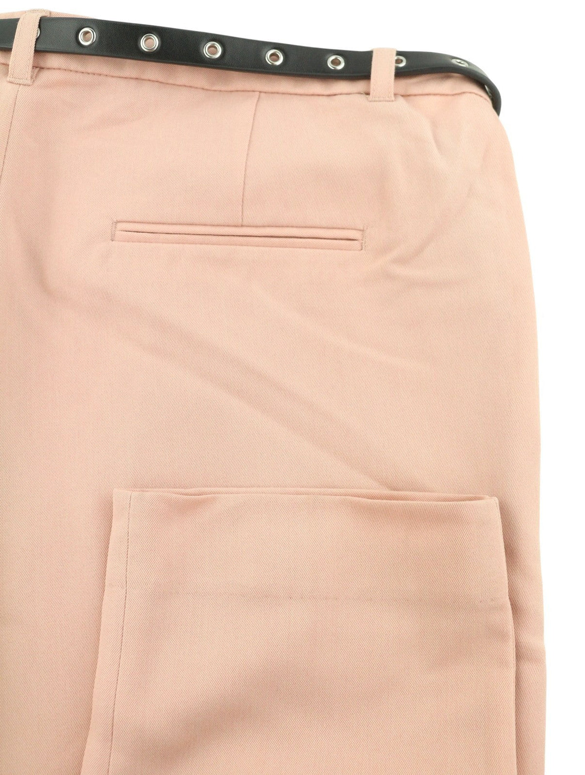 Pink Polyester Trousers