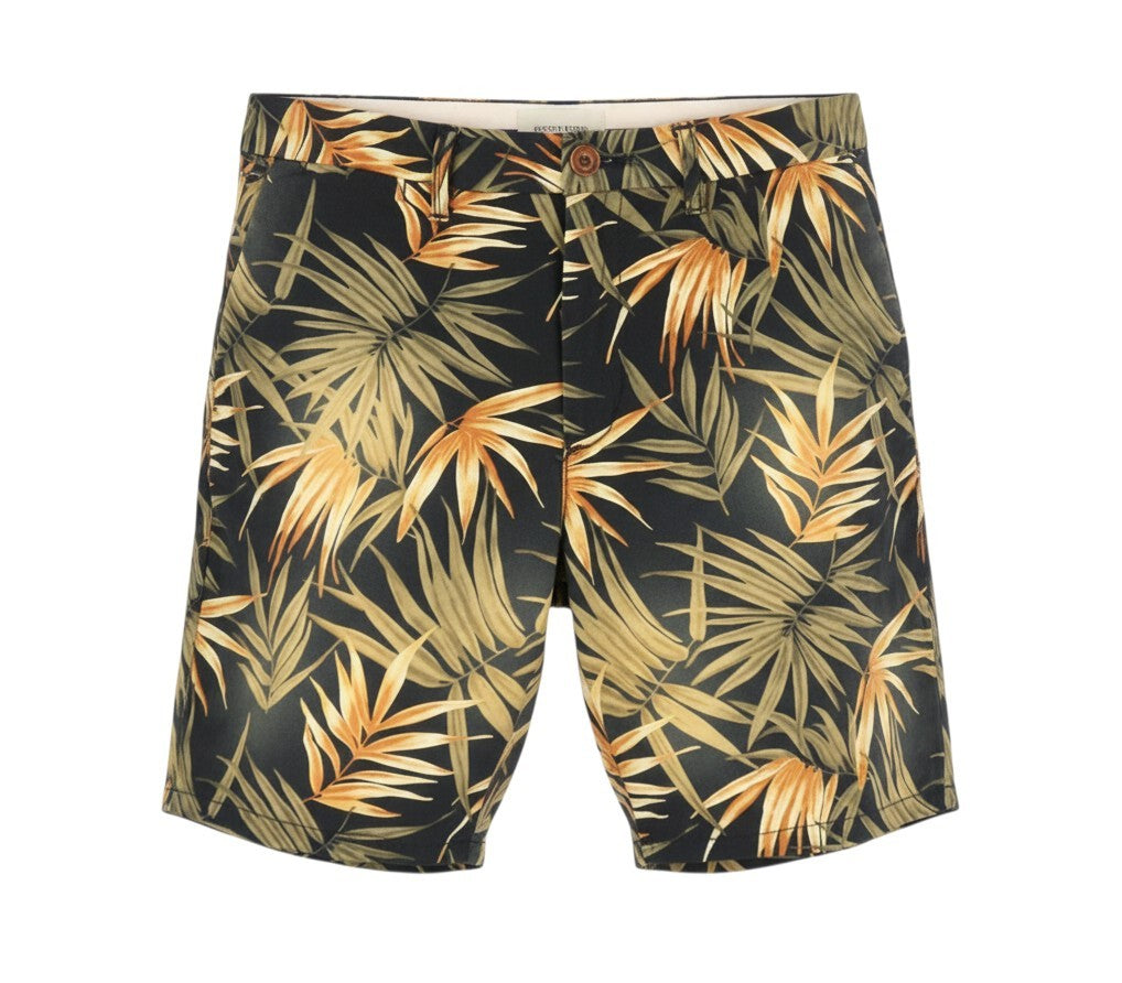 Multifarvede bomuldshorts