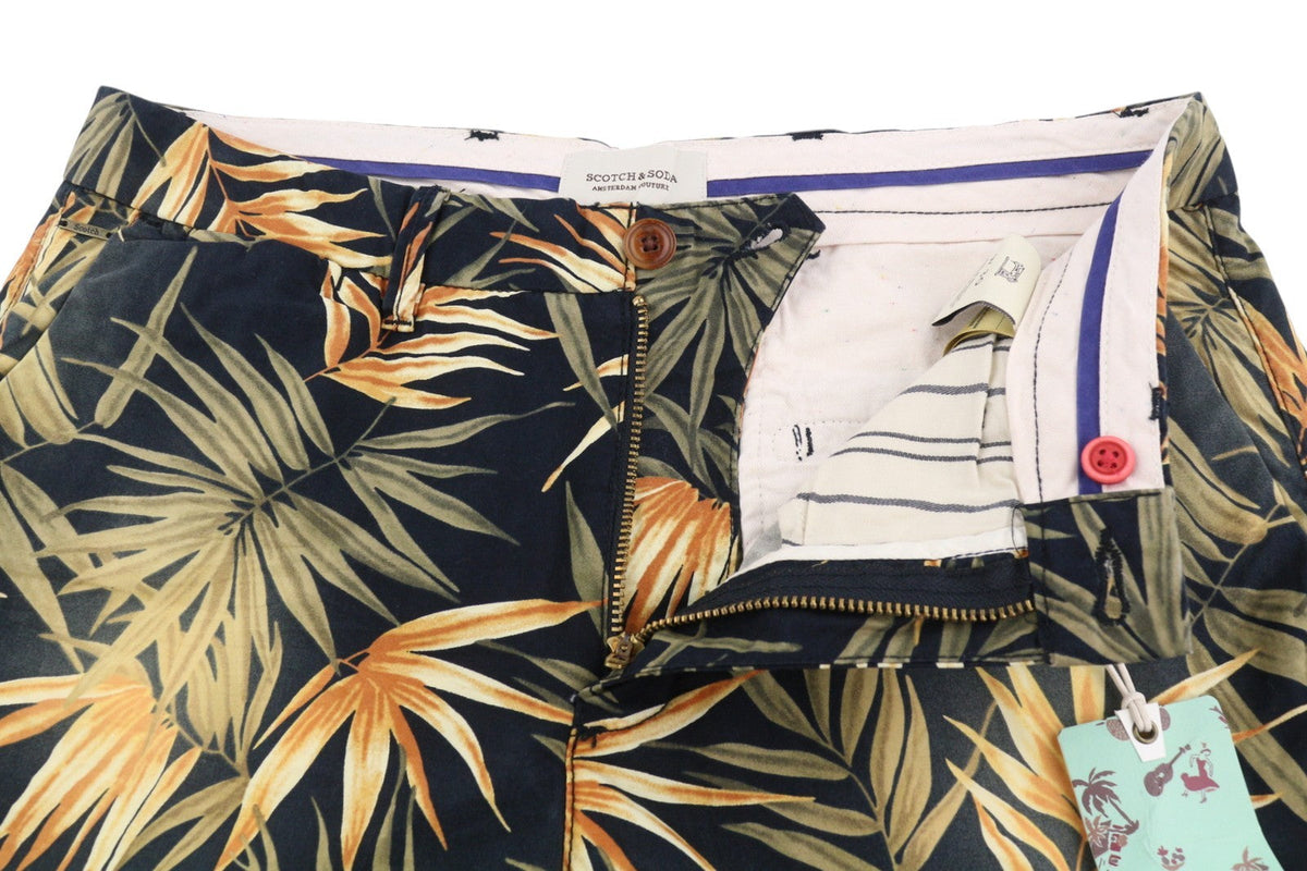 Multifarvede bomuldshorts
