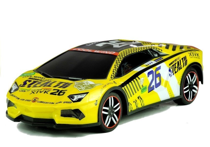 Remote Controlled Sports Car R/c Remote Yellow