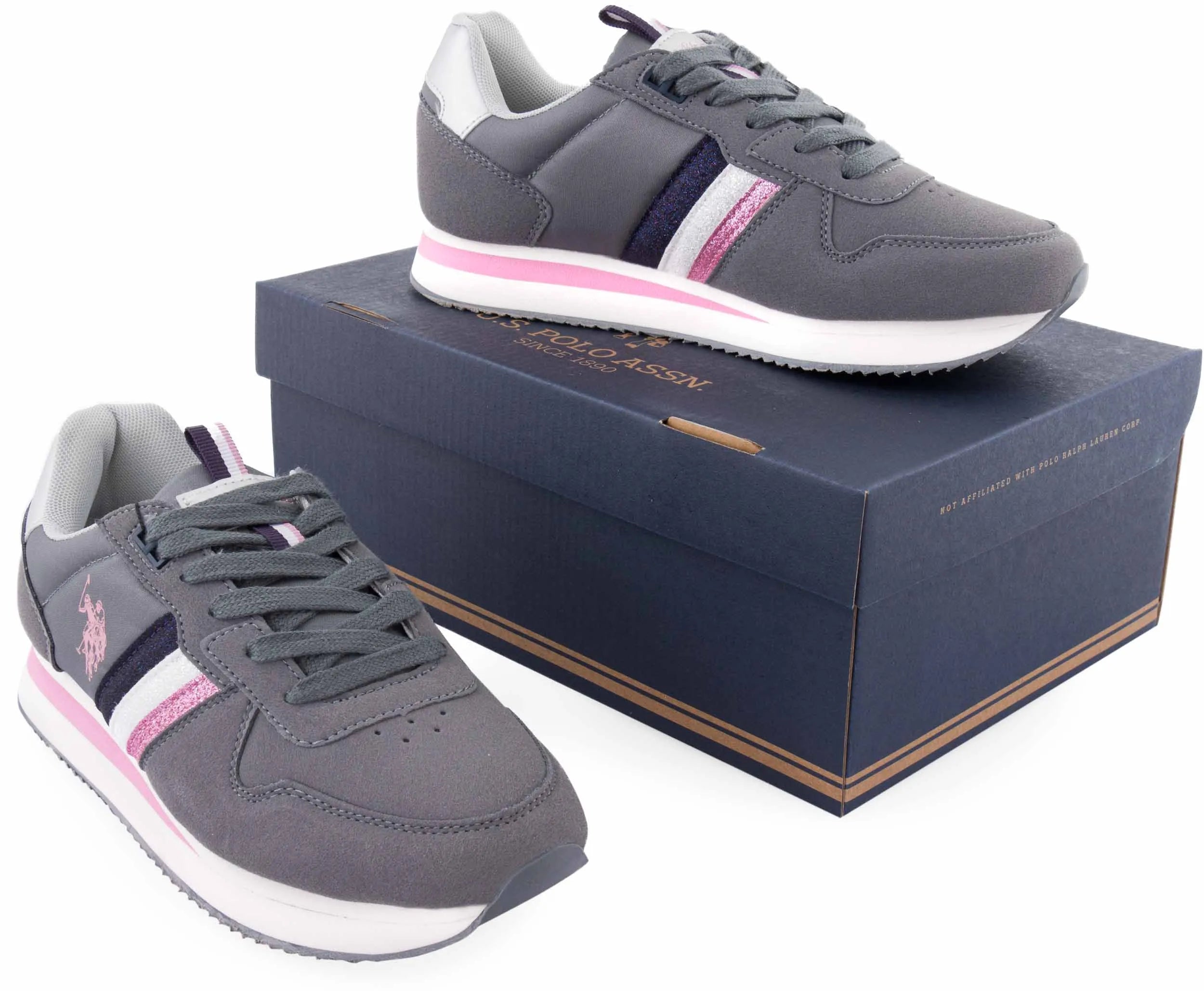 Дамски обувки U.S. Polo Assn. Маратонки Сив