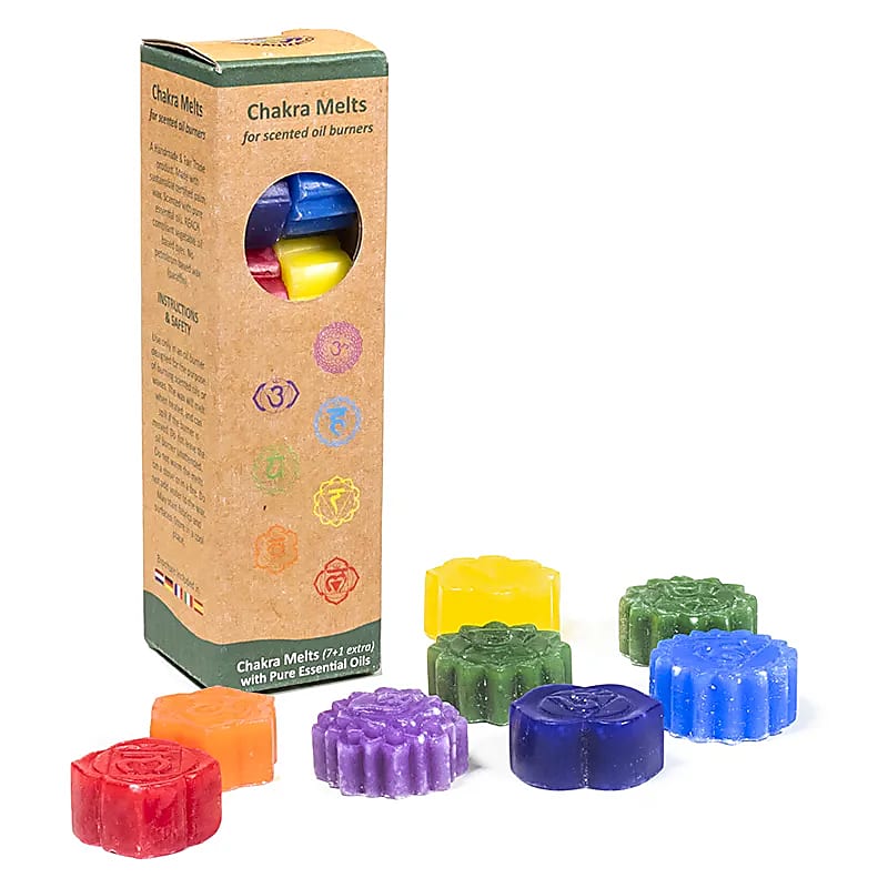 Čakra rozpouští vonný vosk pro spalovače oleje - balení 6 ks - 80 g