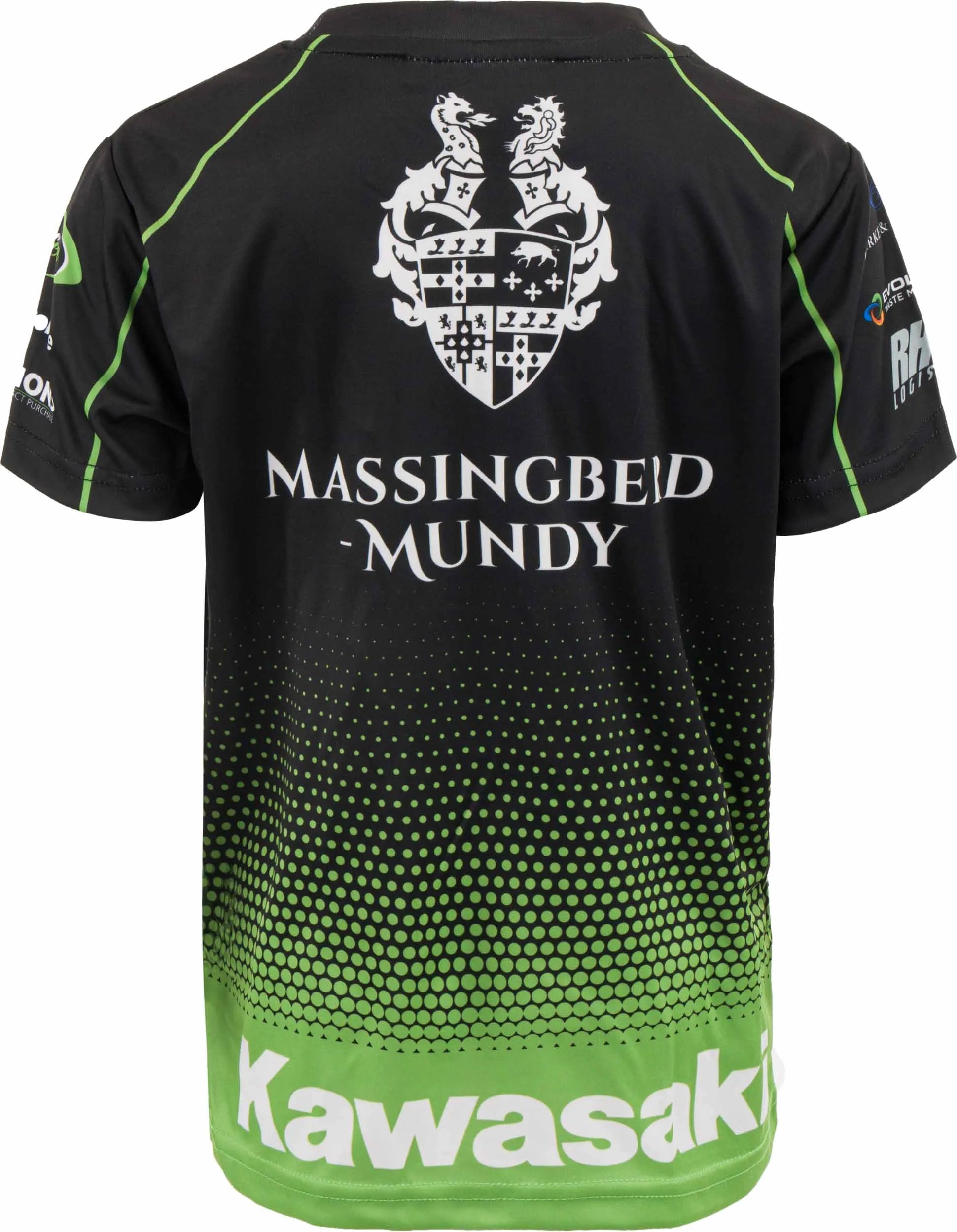 Páistí Kawasaki ar fud na t-léinte dubh 152-158