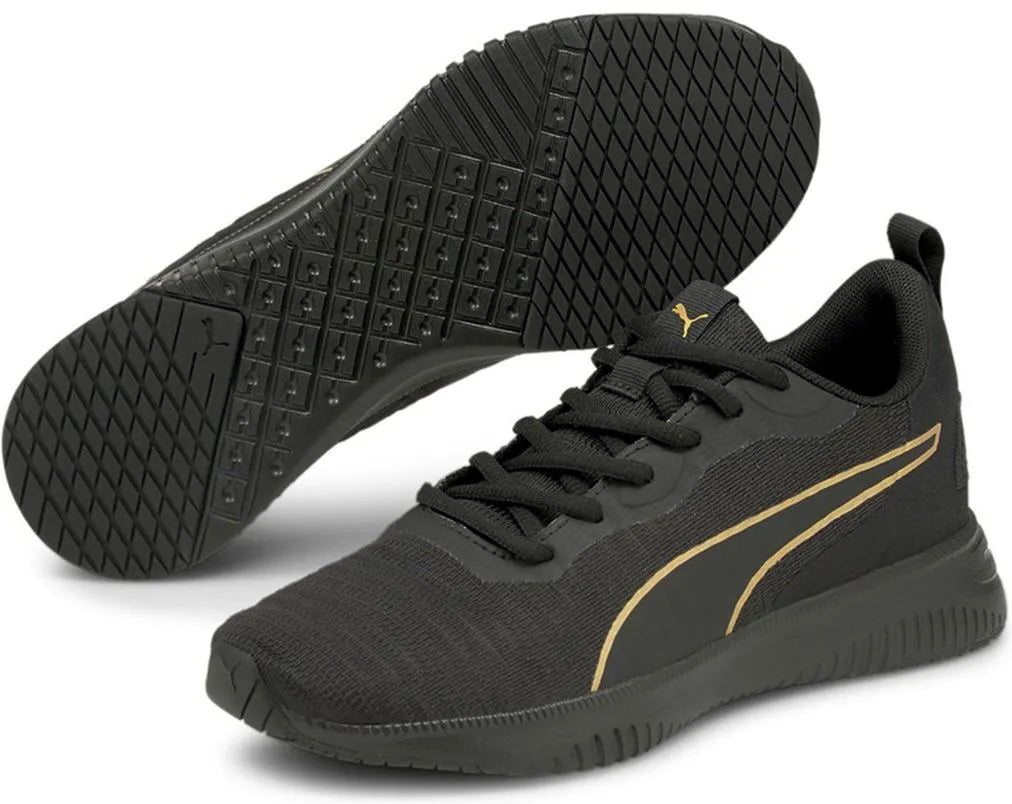 Puma wmns flyer flex zwart-team goud zwart 40.5