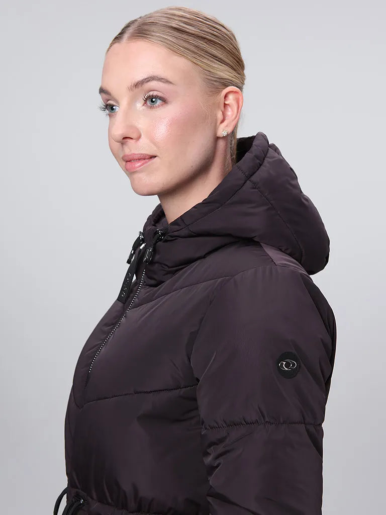 Dámsky kabát Loap Tara Brown Black