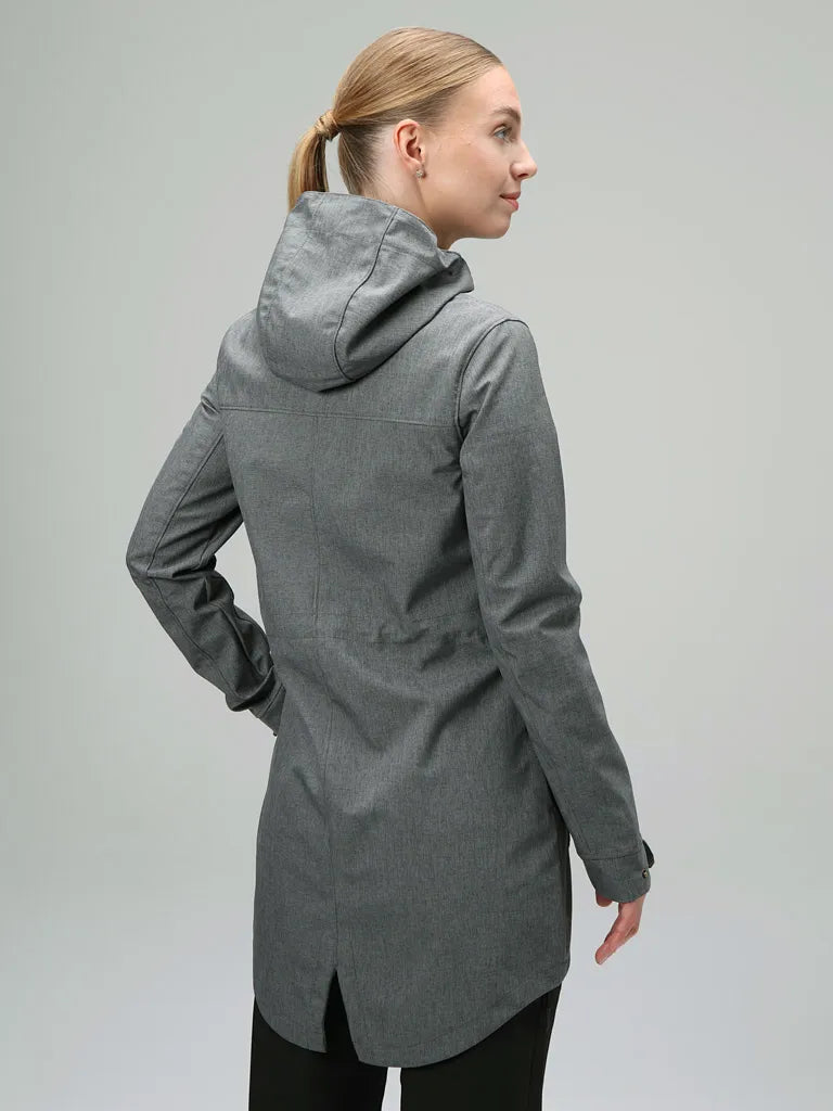Damen-Softshellmantel Loap Lavila Gry Grey