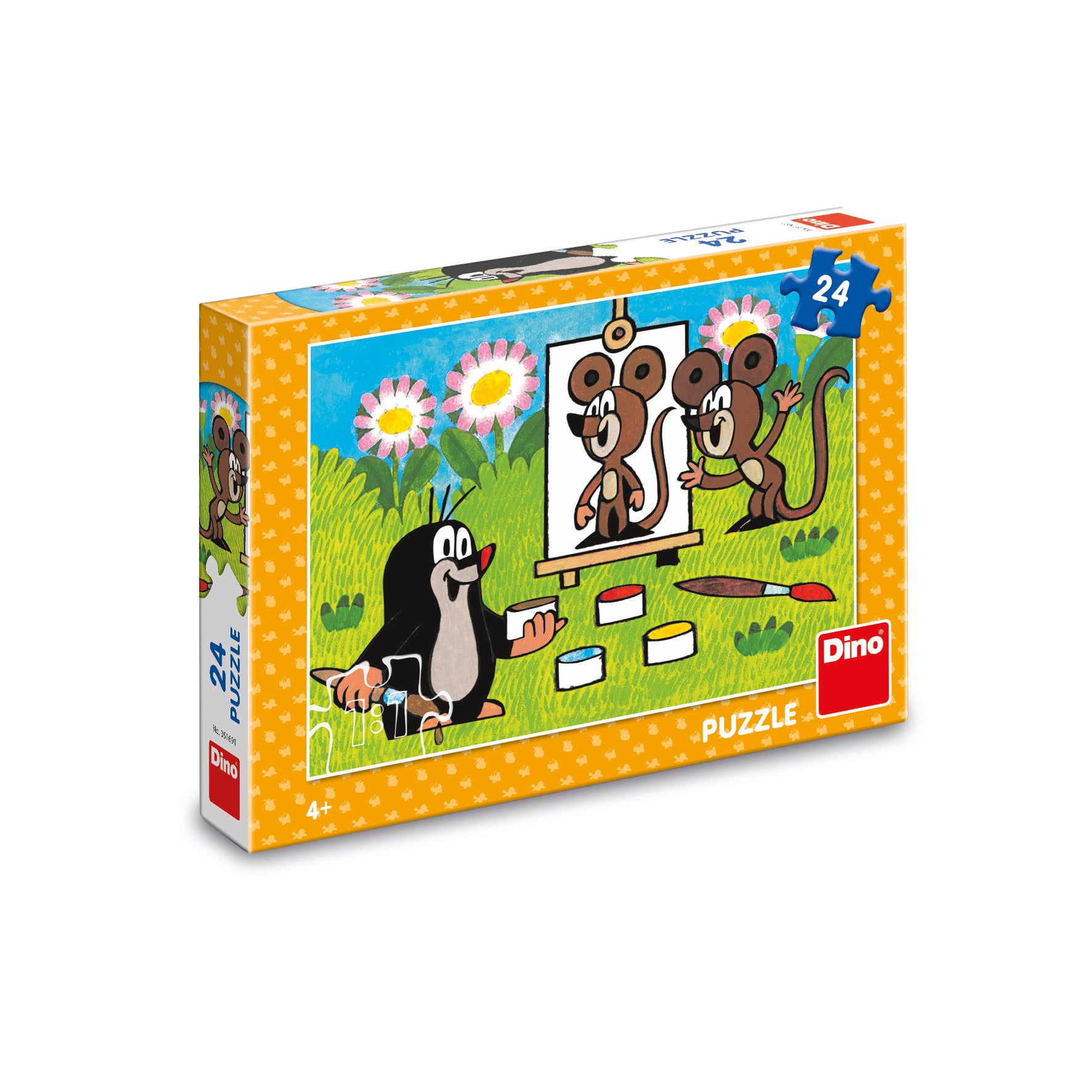 Little Mole Painter 24 Puzzle