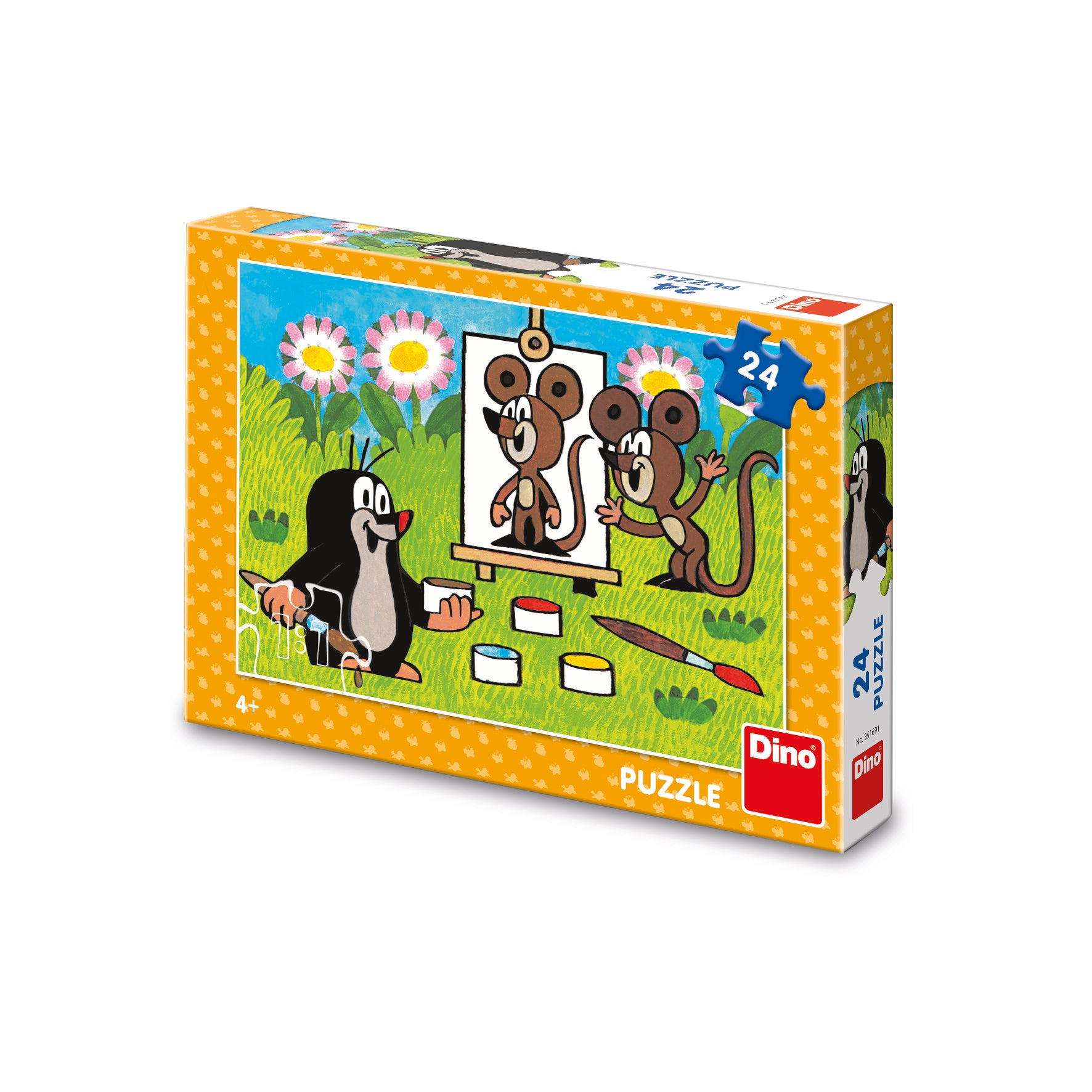 Little Mole Painter 24 Puzzle