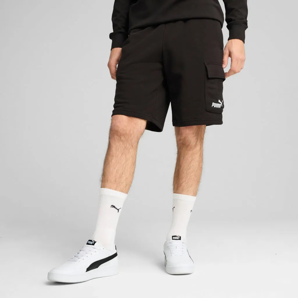 Herrshorts Puma Ess nr 1 Logo Cargo Shorts 10 Tr Svart