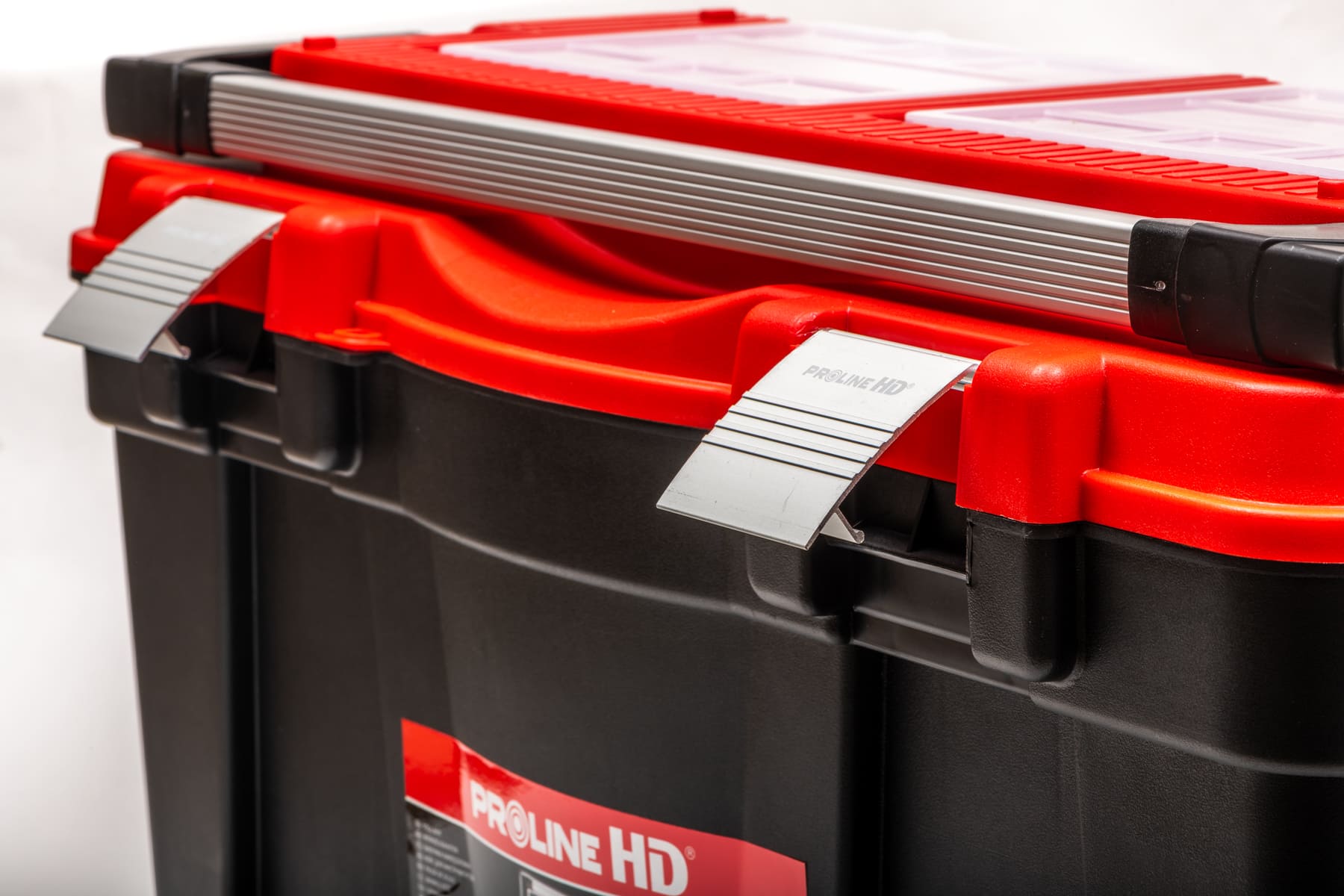 Toolbox 60 X 29 X 33 Cm Aluminum Handle Organizer Compartments Proline Hd