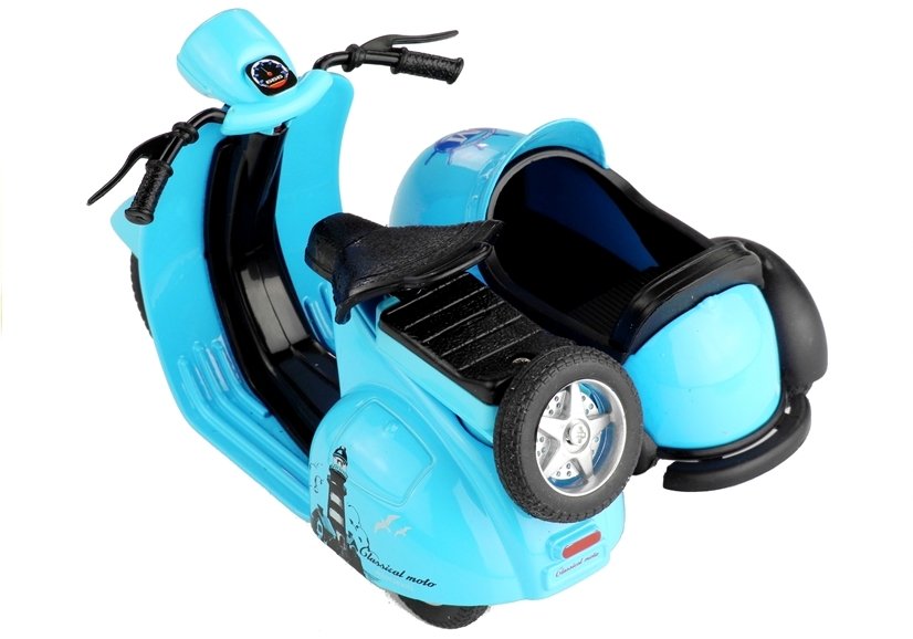 Zabawkowy motocykl 3 kolory jeździ na światłach Gra 1:14