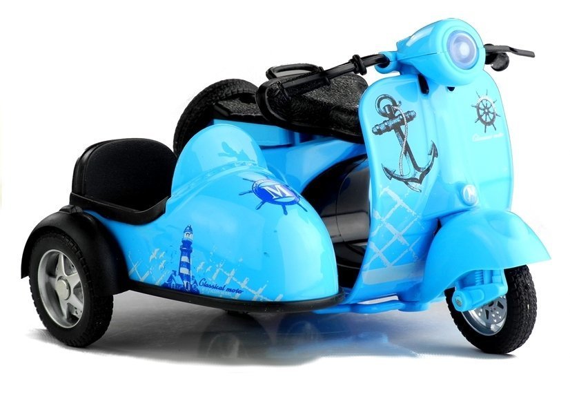 Zabawkowy motocykl 3 kolory jeździ na światłach Gra 1:14