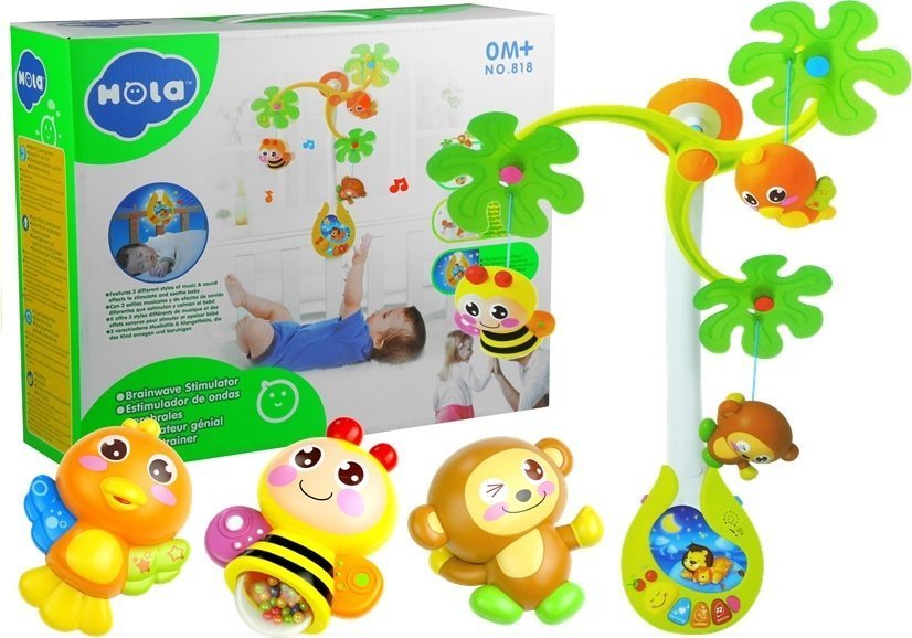 Karusell Speldosa Leksaker Skallror För Baby