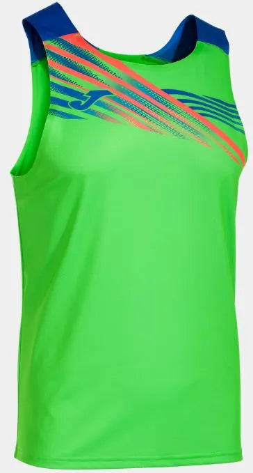 Regata esportiva masculina joma elite x fluor green-royal green m