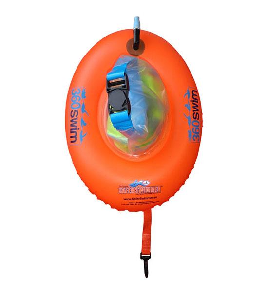 360swim™ Grab Bag Donut Swim Buoy | Orange