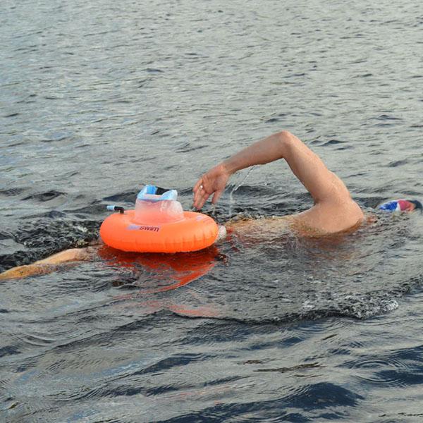 360swim™ Grab Bag Donut Swim Buoy | Orange