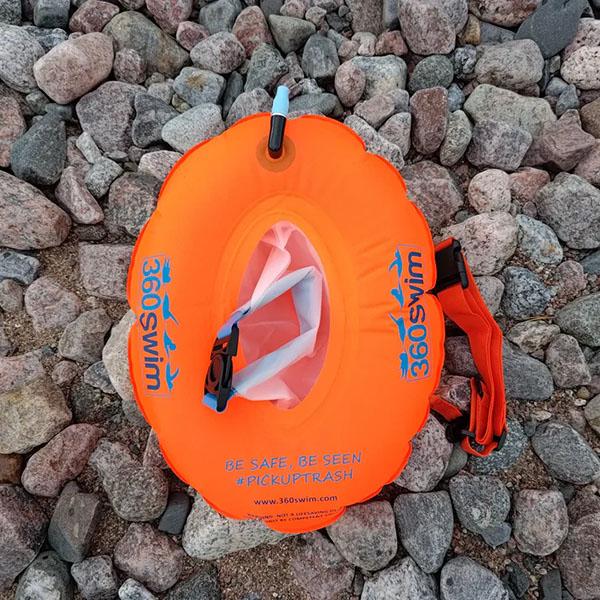 360swim™ Grab Bag Donut Swim Buoy | Orange