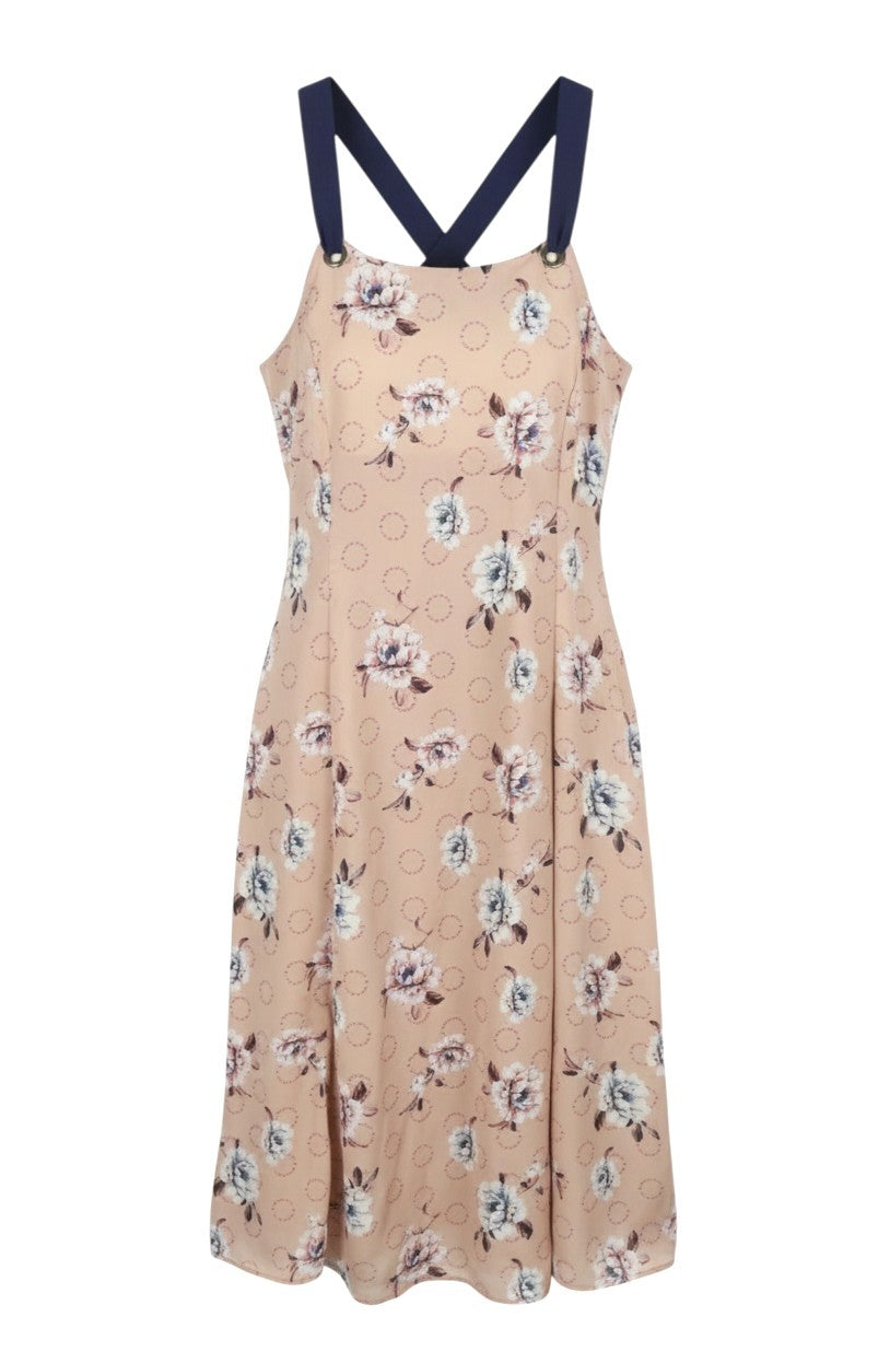 Pink Polyester Dress
