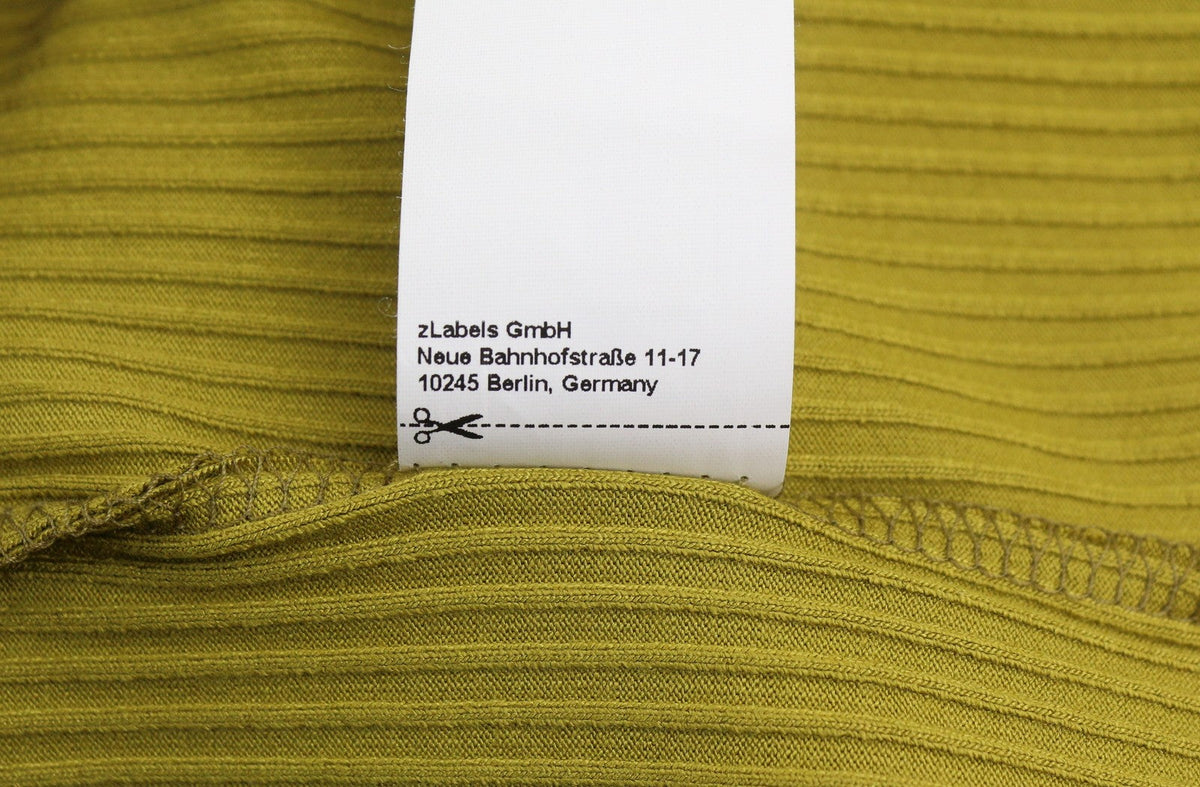 Vestido de viscosa amarillo
