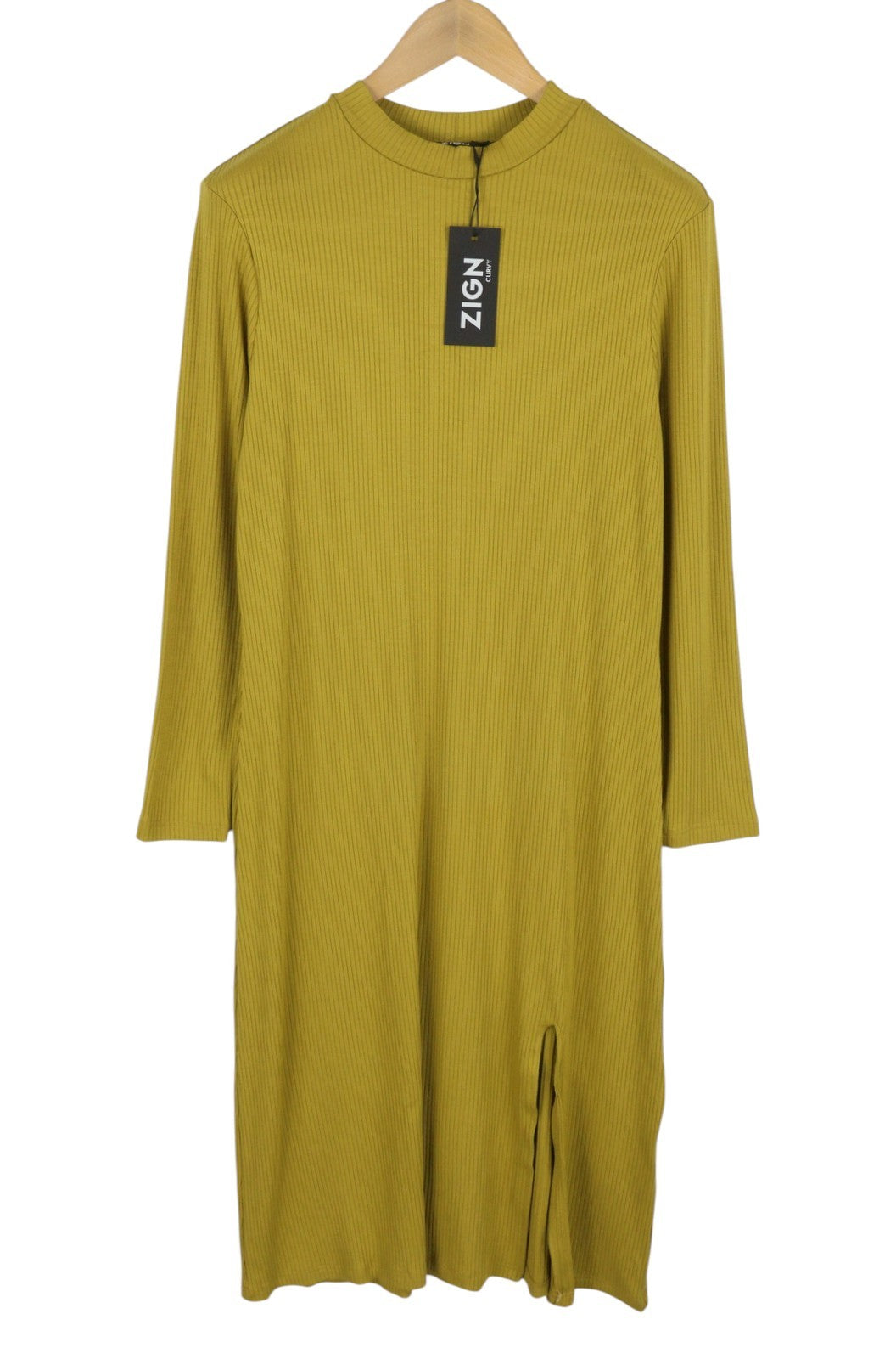 Vestido de viscosa amarillo