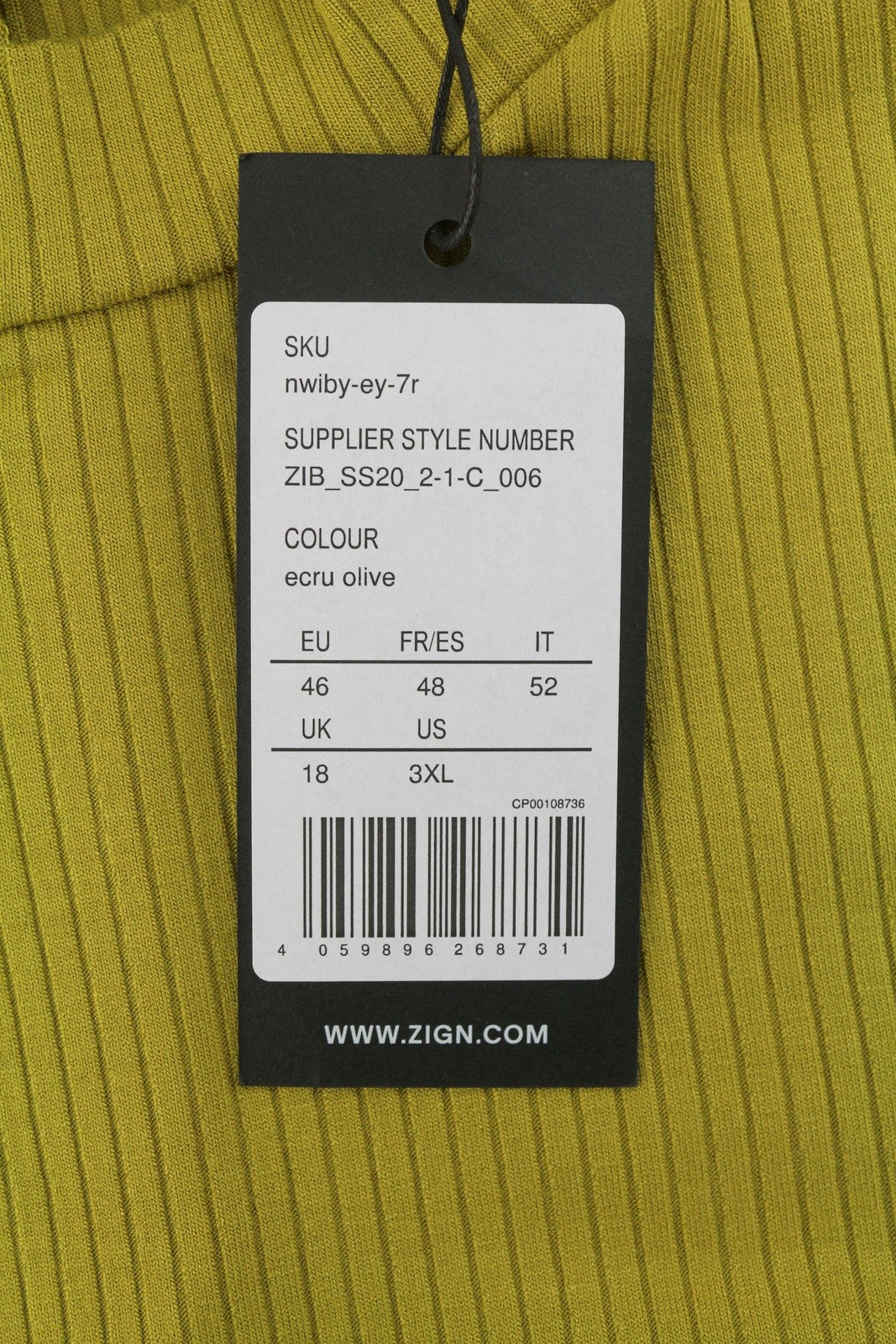 Vestido de viscosa amarillo