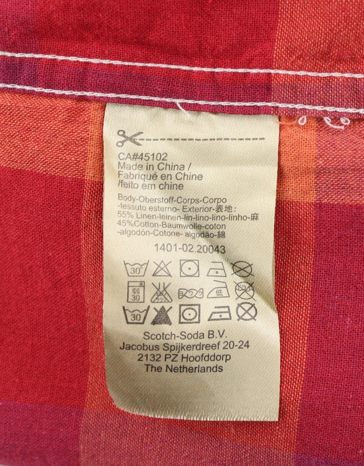 Multicoloured Linen Shirt
