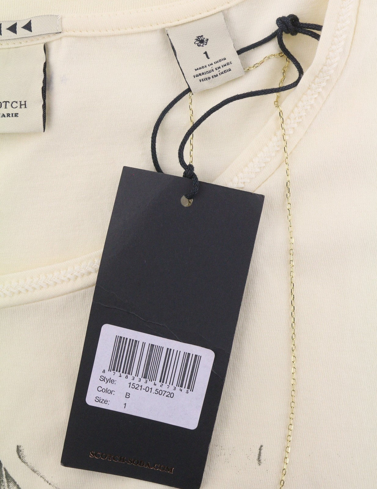 Ivory Cotton T-shirt