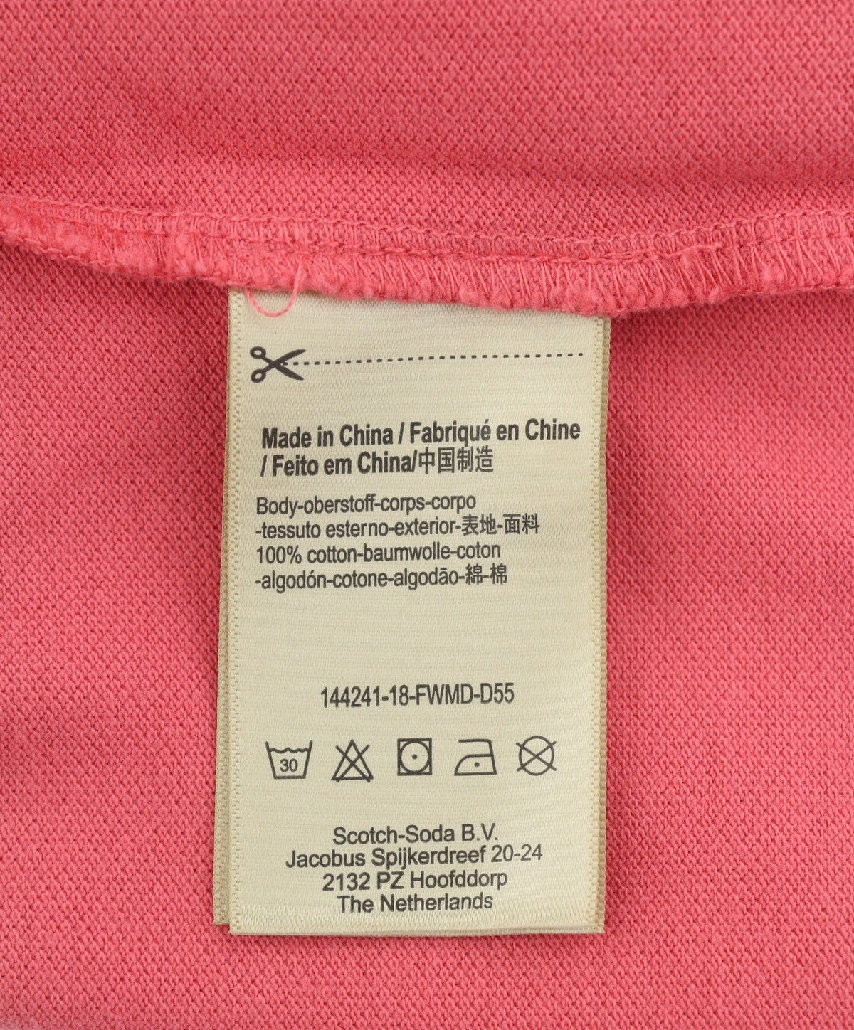 Pink Cotton T-shirt