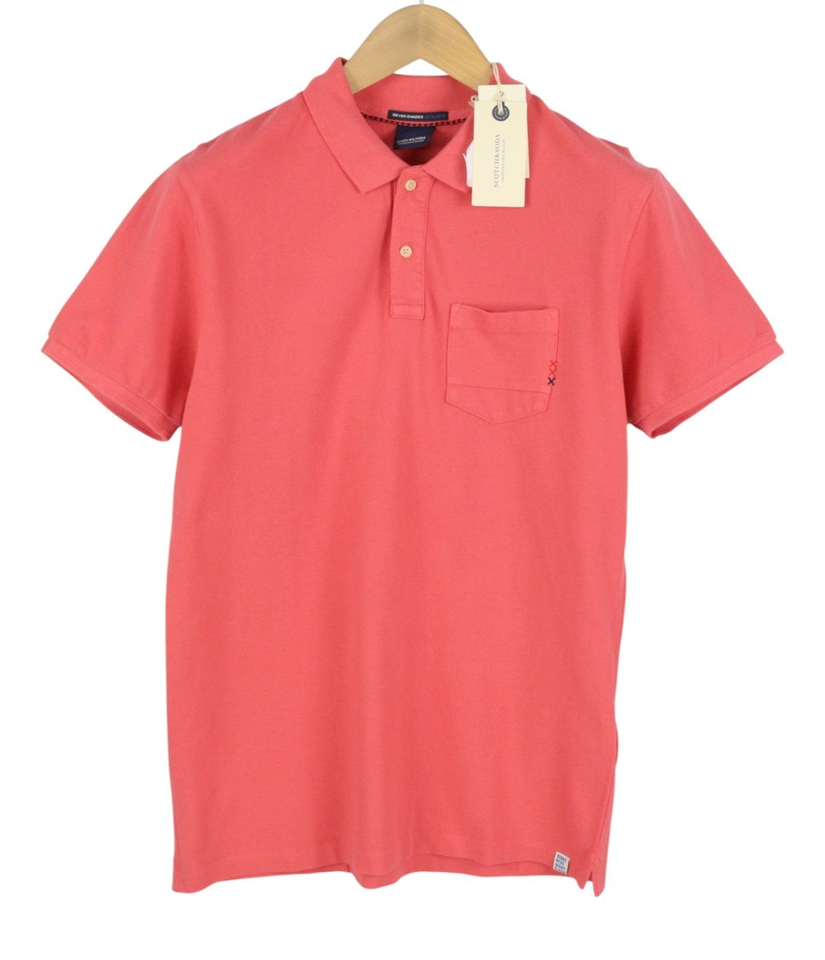 Polos de algodão rosa