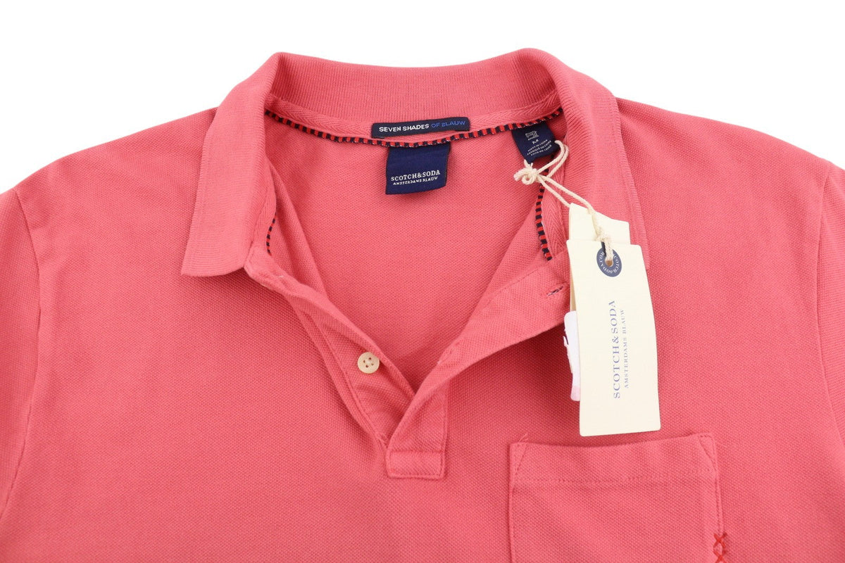 Polos de algodón rosa