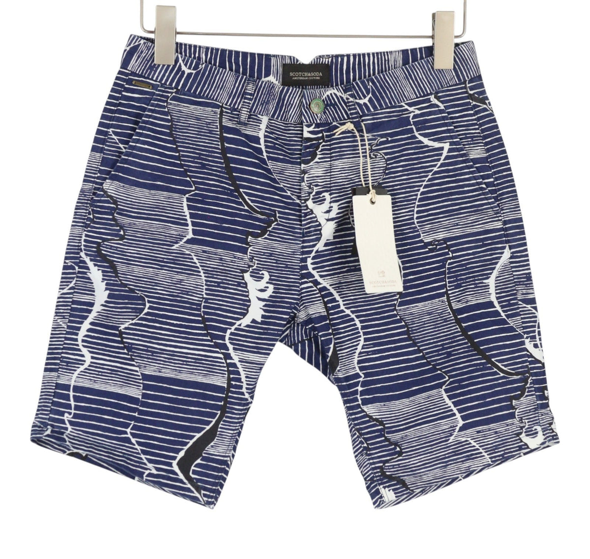 Siniset puuvillashortsit