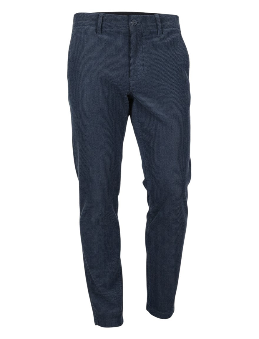 Pantalón de algodón azul